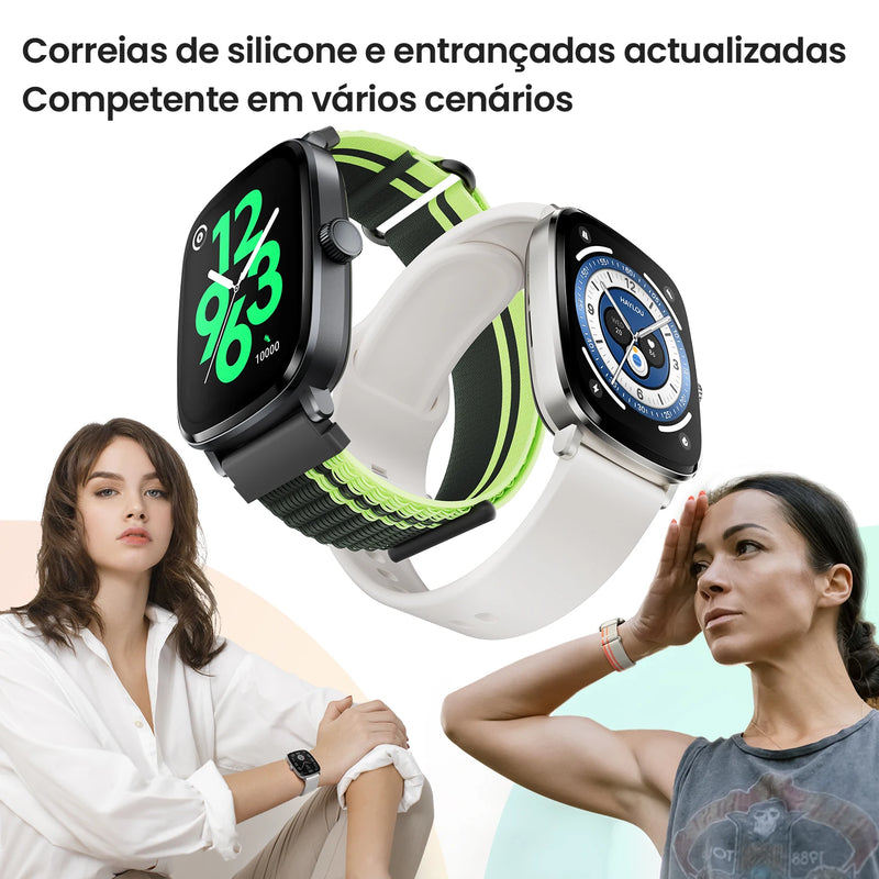Smartwatch Haylou Watch RS5 + 2 Pulseiras de Brinde