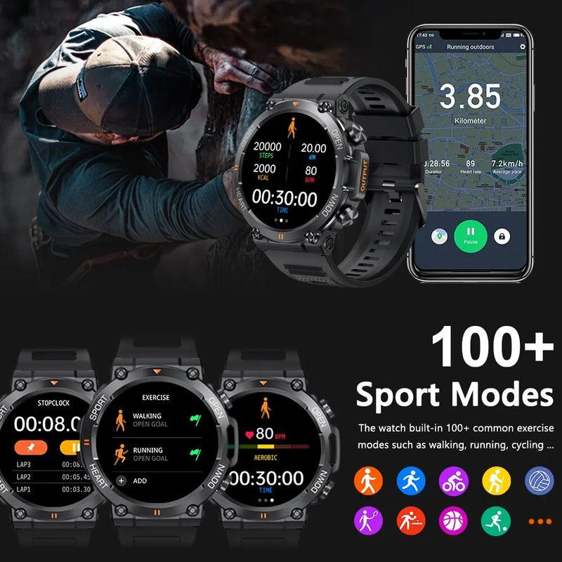 Smartwatch Militar Esportivo Melanda K56